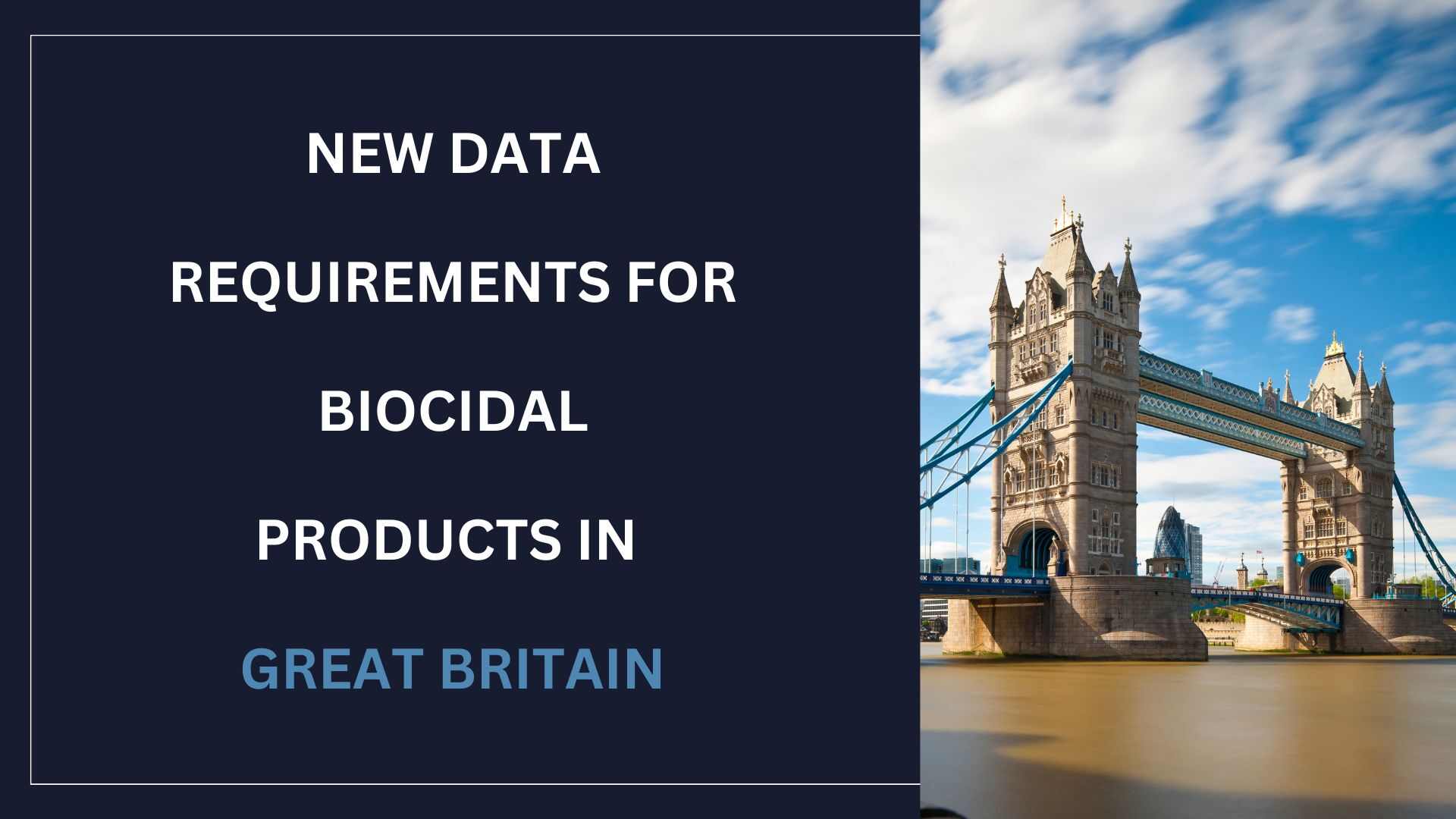 New data requirements for Biocidal products in Great Britain