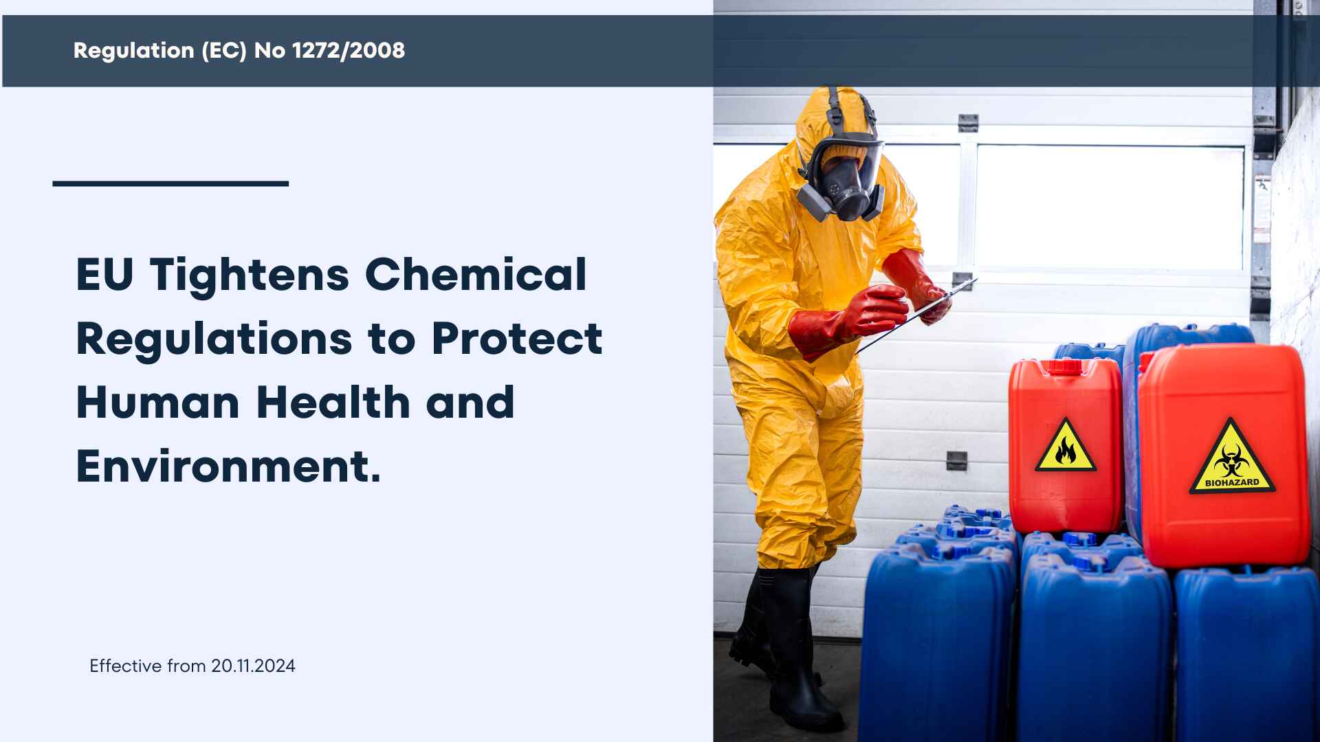 EU Tightens Chemical Regulations to Protect Human Health and Environment