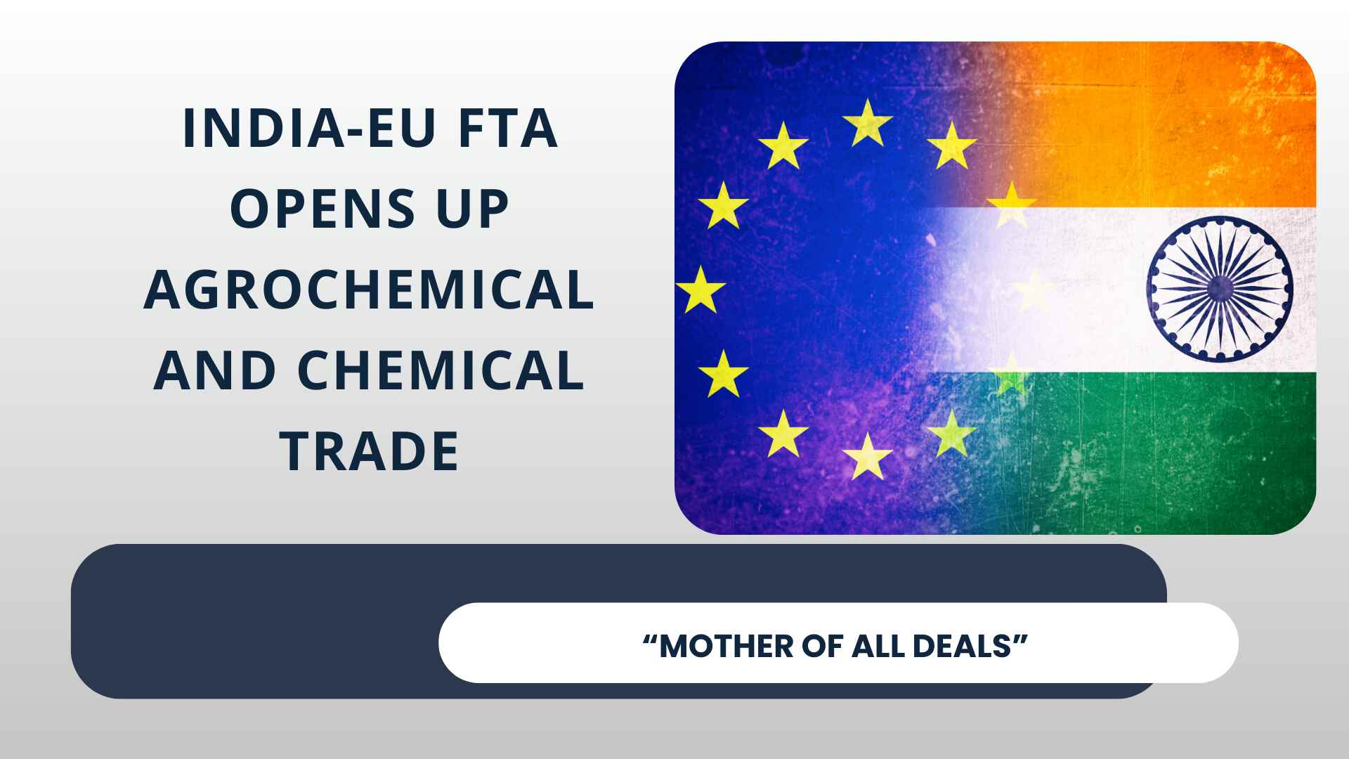 India-EU FTA Green Corridor Chemicals
